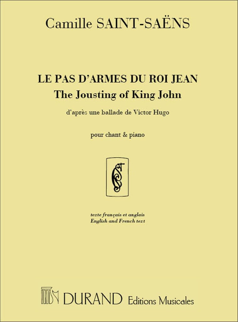 Le Pas D'Armes Du Roi Jean (Baryton) ( Fr-An)